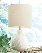Bay Furniture Gallery - Ashley Furniture - Rainermen Lighting - Table Lamp (Set of 2) / Off White - L180024X2